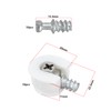 SING F LTD 50pcs 20mm Knock Down Cam Lock Three-in-one