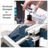 sourcing map Metric Hand Tap M18 Thread 1.5 Pitch 4
