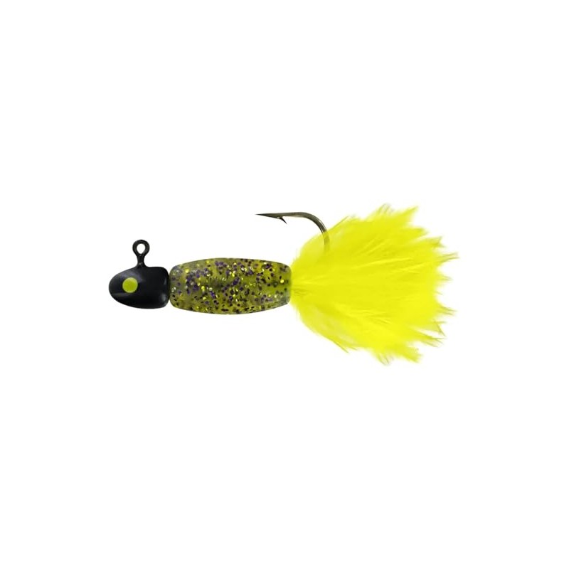 Big Bite Baits 1.5" LINDNER PANFISH Special/Wildcat/Chartreuse (5 Pack +