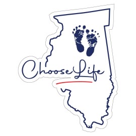 Illinois Sticker Pro-Life Sticker