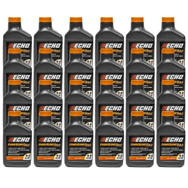 Echo 24PK Oil 6.4 oz Bottles 2 Cycle Mix for 2.5 Gallon - Power Blend 6450025