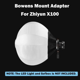 ZHIYUN Bowens Mount Adapter B with ZY Mount for CX100 X60 X100 G60 Video Light