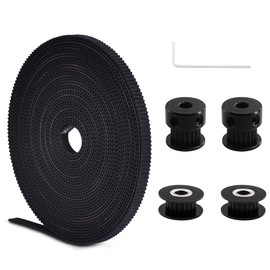 iMetrx GT2 Belt 10 mm x 5 m with GT2 Timing Belt Pulley for 3D Printer GT2 Belt 10 mm