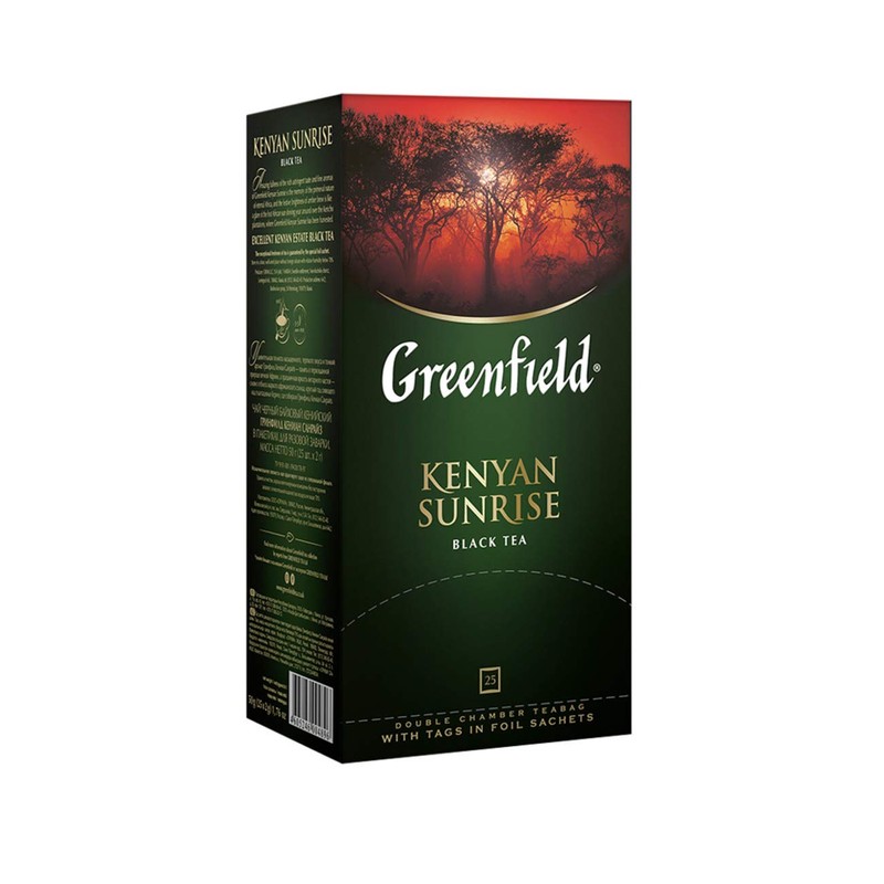 Greenfield Kenyan Sunrise Сlassic Collection Black Tea Finely Selected Speciality
