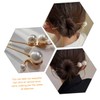 Baluue Hair Sticks for Women 2 Pack Pearl Hair Pins