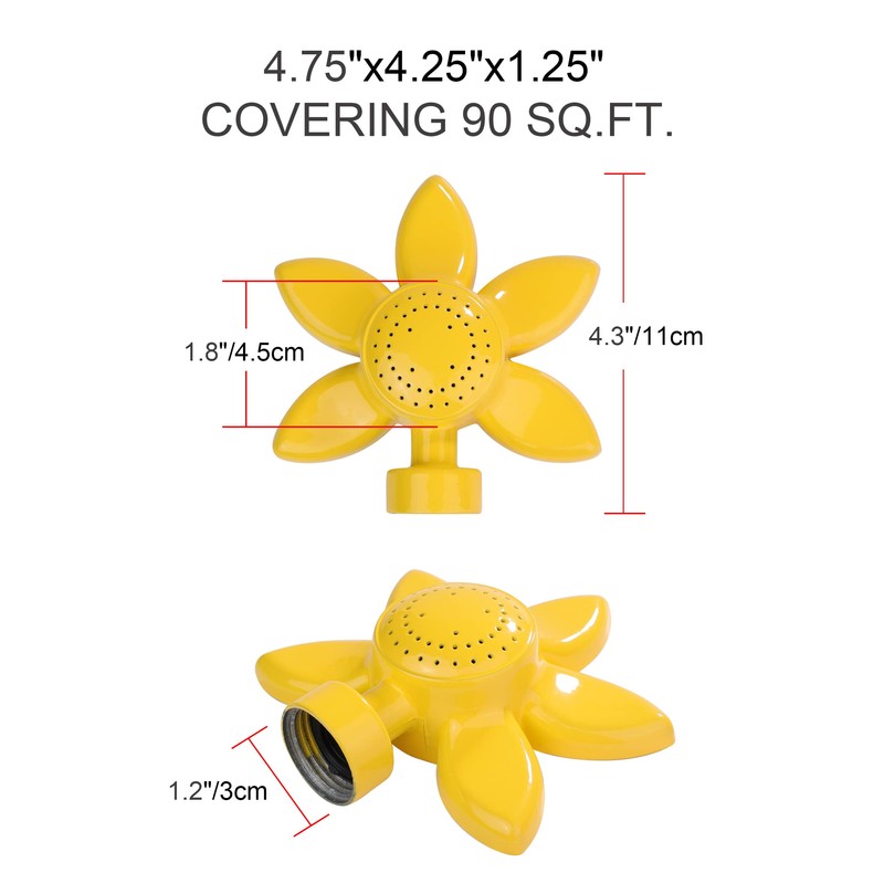 glorden Garden Sprinklers for Small Areas Lawn Sprinkler for Small