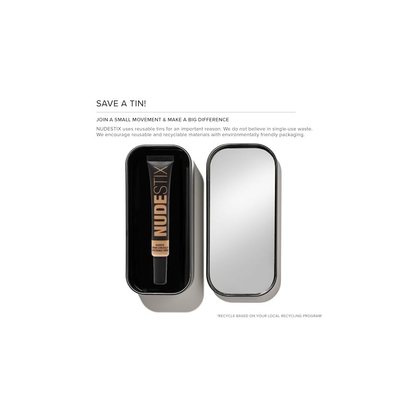 NUDESTIX NUDEFIX Cream Concealer Hydrating, Buildable Liquid Concealer for Dark