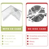 6 PCS Standard Single Clear CD Jewel Case, 10 mm