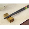 Aoba Children's Chopsticks Dishwasher-Safe, Natural Wood, Dragonfly, Four Seasons, Black,