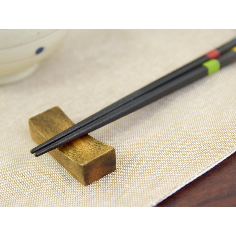 Aoba Children's Chopsticks Dishwasher-Safe, Natural Wood, Dragonfly, Four Seasons, Black,