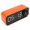 Mini Bluetooth Speaker Heavy Bass Dual Alarm Clock Portable Wireless