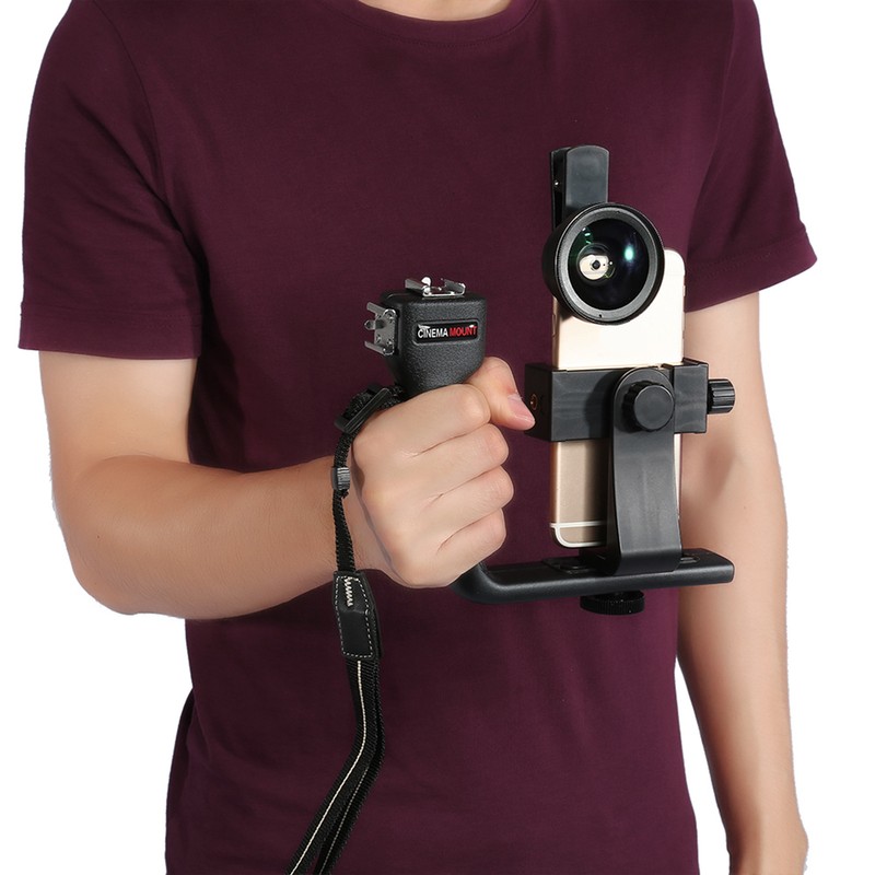 Universal Adjustable Handheld Bluetooth Stabilizer Rig Mount Kit Holder w/