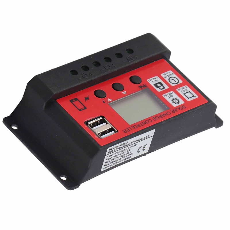 Solar Charge Controller Adjustable Solar Panel Battery Intelligent Regulator with