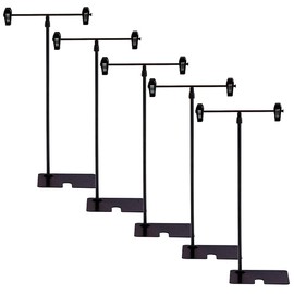 POP Stand, T-Shaped, 360H, Black, Corner, Pack of 5