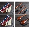Hongyantech Chopsticks Spoon Set Japanese Natural Chopsticks Made of Environmentally