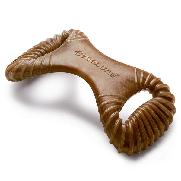 Benebone Dental Durable Dog Chew Toy for Aggressive Chewers, Real