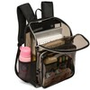 KUI WAN Clear Backpack, Extra Large Transparent Bookbag for School