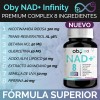 Oby Nad Resveratrol Potenciado 8 Ingredientes Nr Nicotinamida Ribosa, Resveratrol,