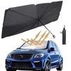 KPBKQLGA Car Windshield Sun Shade Umbrella, Foldable Universal Fit for Most Cars, SUV & Trucks