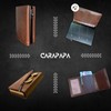 CARAPAPA Card Holder for Men with Wallet Premium Leather Wallet