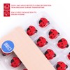 Edible Ladybug Cupcake Toppers 32pcs, Ladybug Icing Decorations for Cakes,