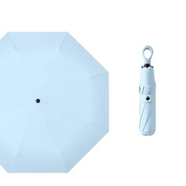 erised's bifrost Compact Folding Umbrella Ring Handle Coating Layer Fabric Blocking UV Protection 99.9%/Car/Small Travel Backpack/Lightweight Portable/Rain Sun Anti UPF 50/Men Women Kids