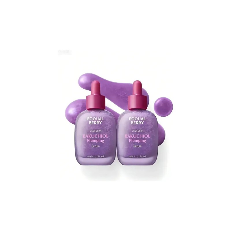 2pc Eqqualberry Bakuchiol Plumping Serum 30ml