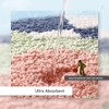 Cute Bath Mat for Bathroom, Super Soft Carpet Microfiber Shaggy