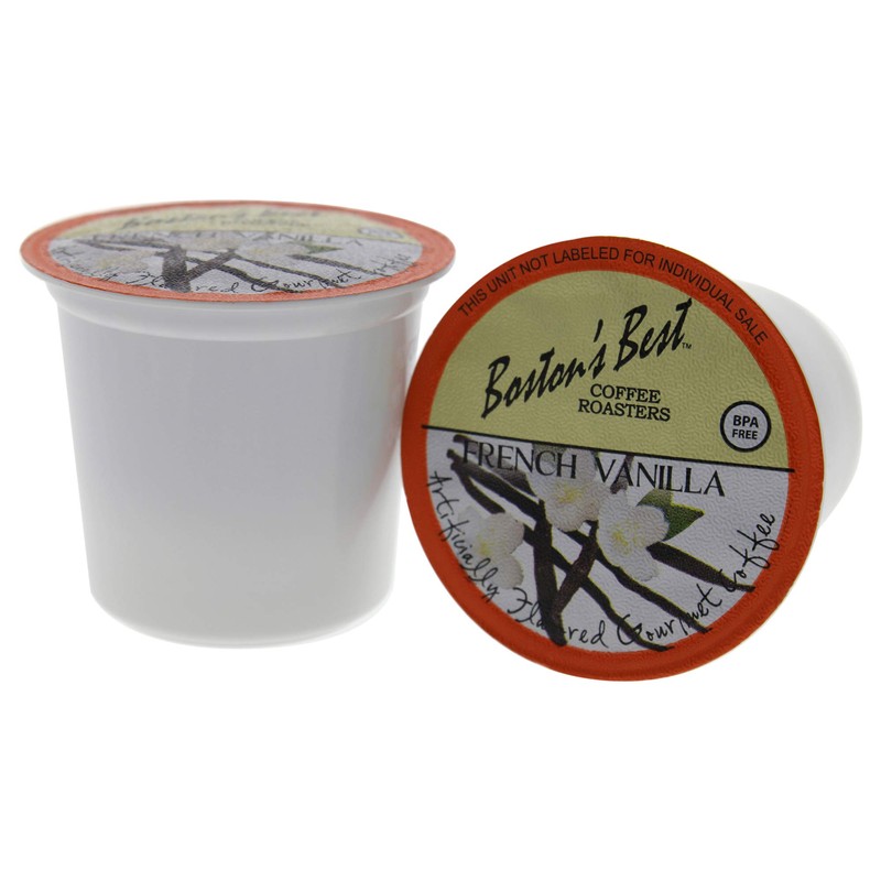 Boston's Best Coffee Roasters Single Serve Coffee, French Vanilla, 80