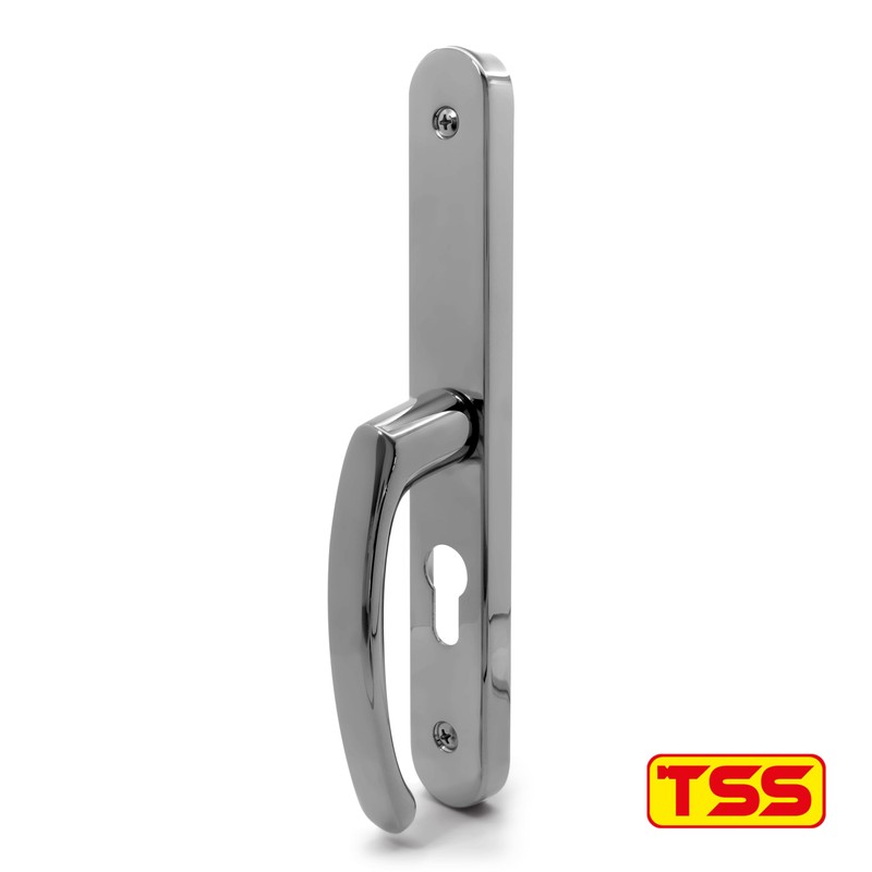 TSS UPVC Door Handle Set, 48mm PZ (Centres), Lever/Lever, Screw