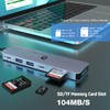 oditton USB C HUB, 7 in 1 Hub Adapter, HDMI