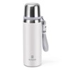 Stainless Steel Flask with Cup 700ml/23.6oz Vacuum Insulated Thermo Bottle
