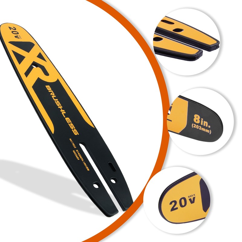 LikeLion 8-inch Pole Saw Replacement Bar DWZCSB8, DCPS620B, Fit for