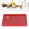Wood Serving Tray Decorative Serving Platter Snack Fruit Plate for