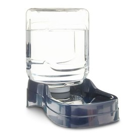 Gravity Pet Waterer, Dark Blue, X-Small for Cats and Dogs, 0.4 Gallons - Keep Your Pets Hydrated with A Steady Supply of Water Even When You are Away from Home