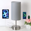 Yarra-Decor 【Upgraded Bedside Lamp with USB A+C Charging Ports &