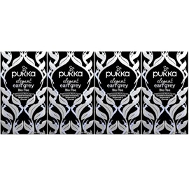 Pukka Bio-Tee Elegant Earl Grey 80 Tea Bags Pack of 4 (4 x 20 Bags)