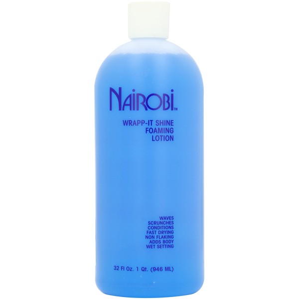Nairobi Wrapp It Shine Foaming Lotion for Unisex, 32 Ounce