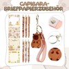 Capybara Pencil Case, Capybara Stationery Set, Cute Stationery Set Includes