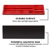 EMENTOL 9PCS Magnetic Extension Bar Holder, Red, 1/4", 3/8" and