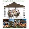 10x10 Gazebo Replacement Top, 10x10 FT Canopy Gazebo Cover Replacement