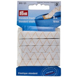 Prym - White (10 mm, 5m) Elastico Standard - 1 unità