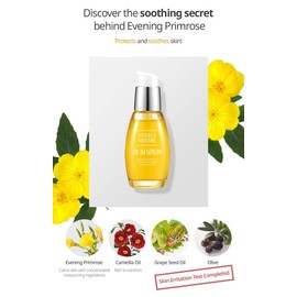 Charmzone Double Moisture Oil in Serum for Dry Sensitive Skin Soothing Moisturizing Elasticity Protection for All Skin Type (30ml/1.01 fl.oz)