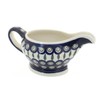 Blue Rose Polish Pottery Peacock Gravy Bowl
