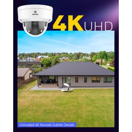 ANNKE Ultra HD 4K 8MP PoE Camera with Mic, Optical Zoom IP Camera with 2.8mm～12mm Lens, Color Night Vision, Smart Dual Light, Human&Vehicle Detection, Up to 512GB Storage, IP67 & IK08 Vandal-Proof