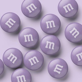 M&M'S Milk Chocolate Candy, Single Color, Light Purple, 2-Pound Bulk Bag (Pack of 1)