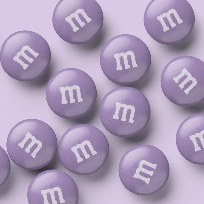 M&M'S Milk Chocolate Candy, Single Color, Light Purple, 2-Pound Bulk