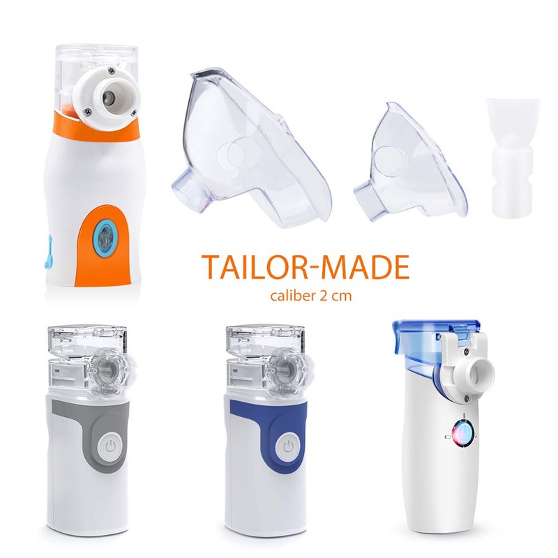 Portable Inhaler Machine Mask and Mouthpiece for Adults & Kids