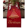 Lilmeme Table Runners 120 inches Long Merry Christmas Tree, Wedding/Coffee