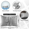 Stripe Satin Silk Pillowcase Pillow cover for Hair and Skin